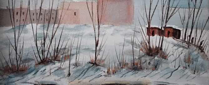 Toile La rivière du nord, par Fernand Casavant.