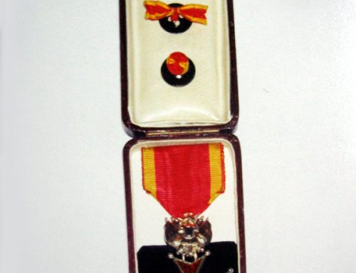 Médaille et étui de l’Ordre de Saint-Grégoire